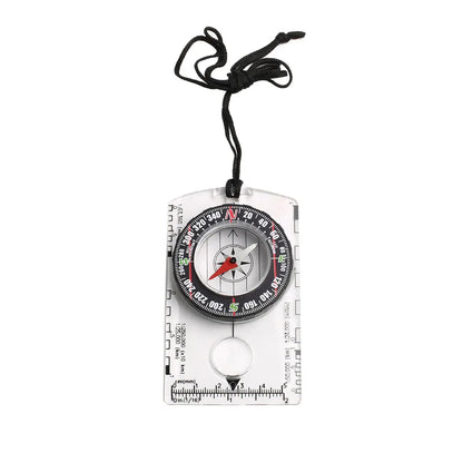 Brújula de orientación impermeable para lectura de mapas, brújula de placa base para actividades al aire libre, senderismo, caza, navegación, acampada, equipo de supervivencia.