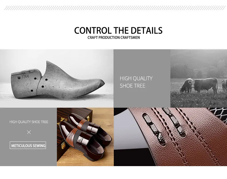 Men's Luxury Lacquer Oxford Wedding Shoes, Pointed Toe Dress Shoes for Men, Classic Business Men's Leather Shoes, Big Size 38-48