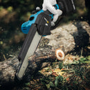 Gisam 8 Inch Brushless Chain Saw Cordless Electric Saw Woodworking Garden Pruning Chainsaw Power Tool For Makita 18V Battery Pin