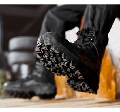 High Top Waterproof Hiking Shoes Tactical Sport Men's Shoes Male Outdoor Mountain Climbing Shoes Hunting Boots Men outdoor Boots