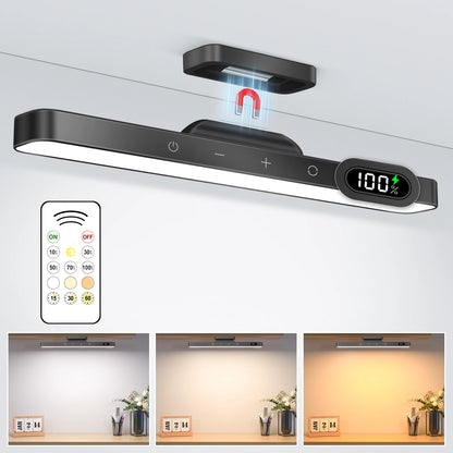 WILLED 5W Luz de espelho regulável 3 cores Luz de maquiagem ajustável com 2500mAh recarregável sob o armário para armário Mesa de cabeceira