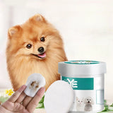 New Pet Eye Wipes Cats and Dogs Tear Stain Wet Wipes Cats and Dogs Universal No Irritation Cleaning Products 130 Canned Wipes
