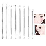 Stainless Steel Blackhead Comedone Acne Blemish Extractor Remover Face Skin Care Pore Cleaner Needles Remove Tools