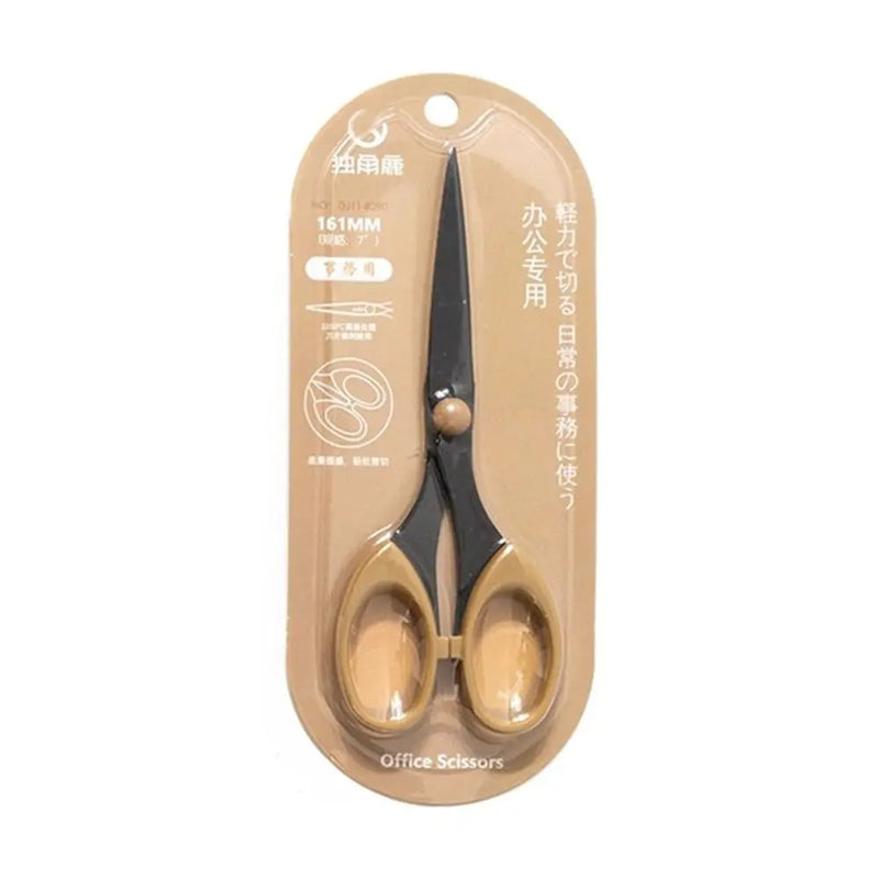 Color Scissor Stainless Steel Blade Safe Design Paper Cutting Scissors for Fine Art Diary Album Craft Office School Supplies