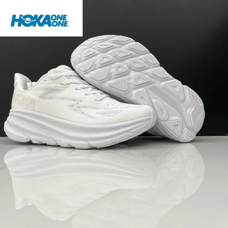 Original Hoka Clifton 9 Running Shoes Mens Women's Lightweight Cushioning Marathon Breathable Highway Trainer Sneakers