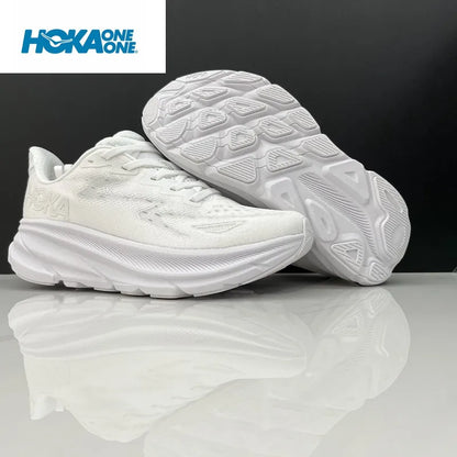 Original Hoka Clifton 9 Running Shoes Mens Women's Lightweight Cushioning Marathon Breathable Highway Trainer Sneakers