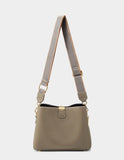 100% Genuine Leather Women's Bucket Bag Luxury Designer Versatile Shoulder Bag Women Commuter Crossbody Bags Female Handbag