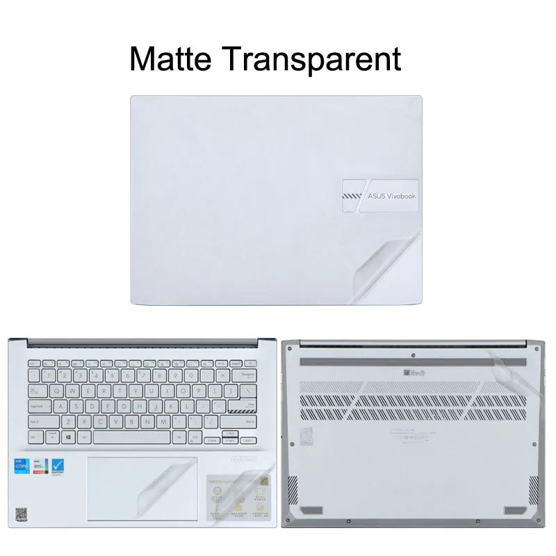 Pre-Cut Anti Scratch Vinyl Sticker Skin for ASUS Laptop Vivobook Pro 14X M7400Q 16X M7600Q 15 14 OLED M3500 M3400 Screen Film