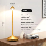 Rechargeable Table Lamp Creative Dining Touch LED Hotel Bar Coffee Pina Pro Table Lamp Decorative Desk Lamp