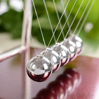 Péndulo de metal para mesa de escritorio, bola de equilibrio de acero, bola de Newton, péndulo de ciencias físicas