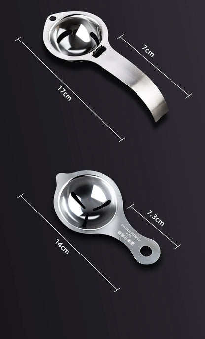 Egg White Separator Stainless Steel Tools Eggs Yolk Filter Gadgets Kitchen Accessories Separating Funnel Spoon Divider Utensils