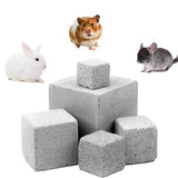 Natural Mineral Teeth Molar Stone Guinea Pig Hamster Rabbit Teeth Grinding Stone Small Pet Dental Care Chew Toys Pets Supplies