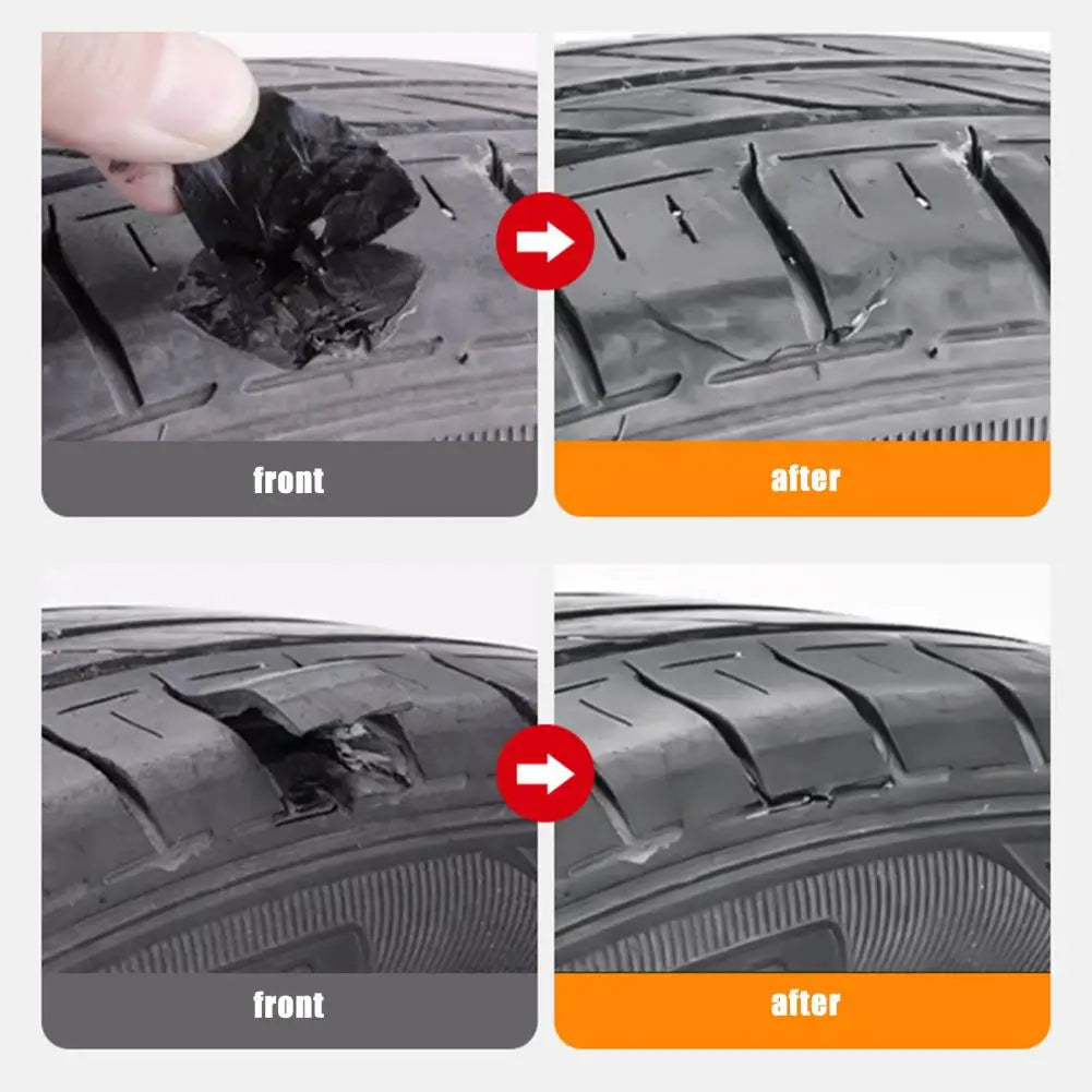 30/50ml Tire Repair Glue High Temperature Resistant Tire Sidewall Repair Kit Rubber Cement Tire Repair for Motorcycle Car Truck