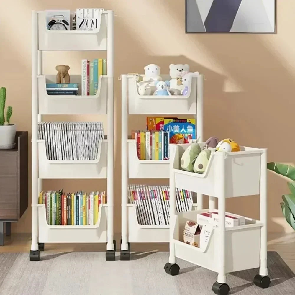 Estantería con ruedas para cocina, estantería de almacenamiento, armario de almacenamiento con ranura estrecha para esquina de cocina, organizador para baño, sala de estar y hogar