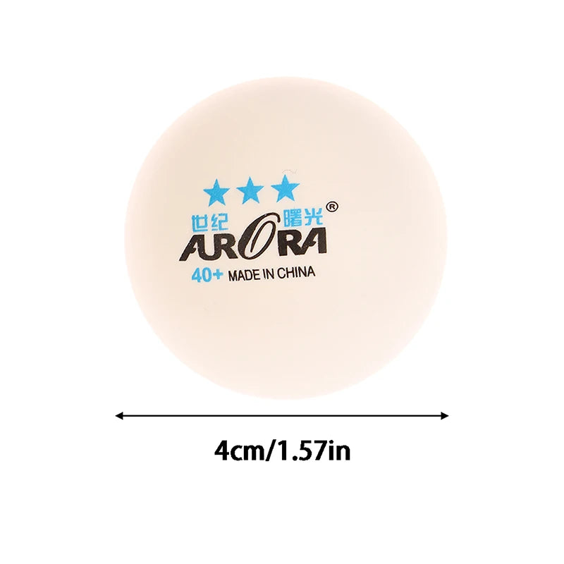10 pelotas de ping pong de 40 mm, ABS, para entrenamiento de mesa, profesionales, TTF, estándar, para competición.