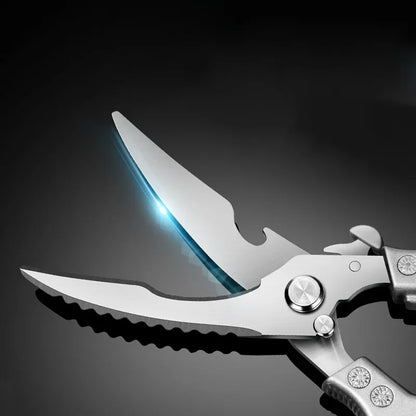 Stainless Steel Chicken Bone Scissors Kitchen Scissors Household Food Scissors Fish Chicken Duck Cutter Scissors Knife