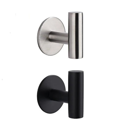 1 juego de accesorios de baño de acero inoxidable plateado, toallero, soporte para papel higiénico, gancho para barra de toalla, accesorios de baño