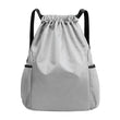 Men Women Sports Backpack, Drawstring Gym Backpack with Side Mesh Pockets, Waterproof Workout Backpack for Basketball Soccer Swi