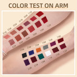 QIBEST Matte Liquid Lipstick Waterproof Long Lasting Velvet Lip Gloss Tint Tube Matte Nude Pigment Red Lipgloss Lips Makeup