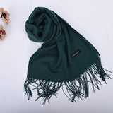 Bufandas de cuero en polvo para otoño e invierno, nuevas, de un solo color, al por mayor, para hombres y mujeres, 120 g, chal con diadema de un solo color.