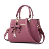 New Korean version trendy autumn and winter bow women's bag portable shoulder bag messenger bag killer bag mother bag large capa