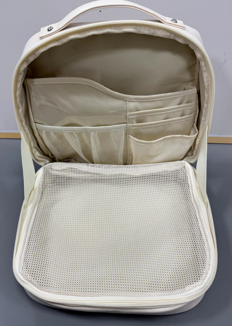Professional Stand up Cosmetic Bag Large Capacity Travel Toiletry Organizer With Multiple Compartments Portable Storage Pouch