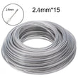 COSY 3mm Steel Wire Nylon Line Brushcutter Trimmer Rope Lawn Mower Cord Wear-resistant Sharp Replacement Garden Tool Accessory