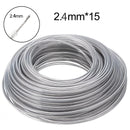 COSY 3mm Steel Wire Nylon Line Brushcutter Trimmer Rope Lawn Mower Cord Wear-resistant Sharp Replacement Garden Tool Accessory