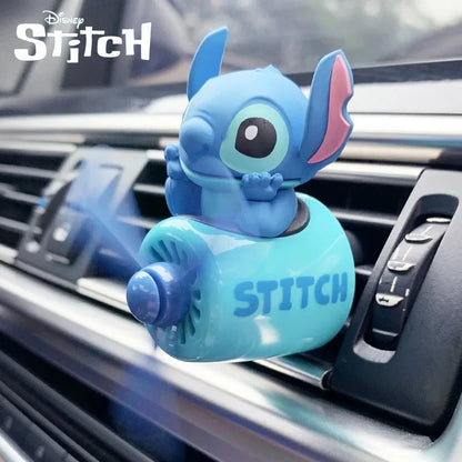 Disney Stitch Air Freshener Car Perfum Kawaii Propeller Outlet Vent Fresheners Perfume Suitable for Car Interior Decoration