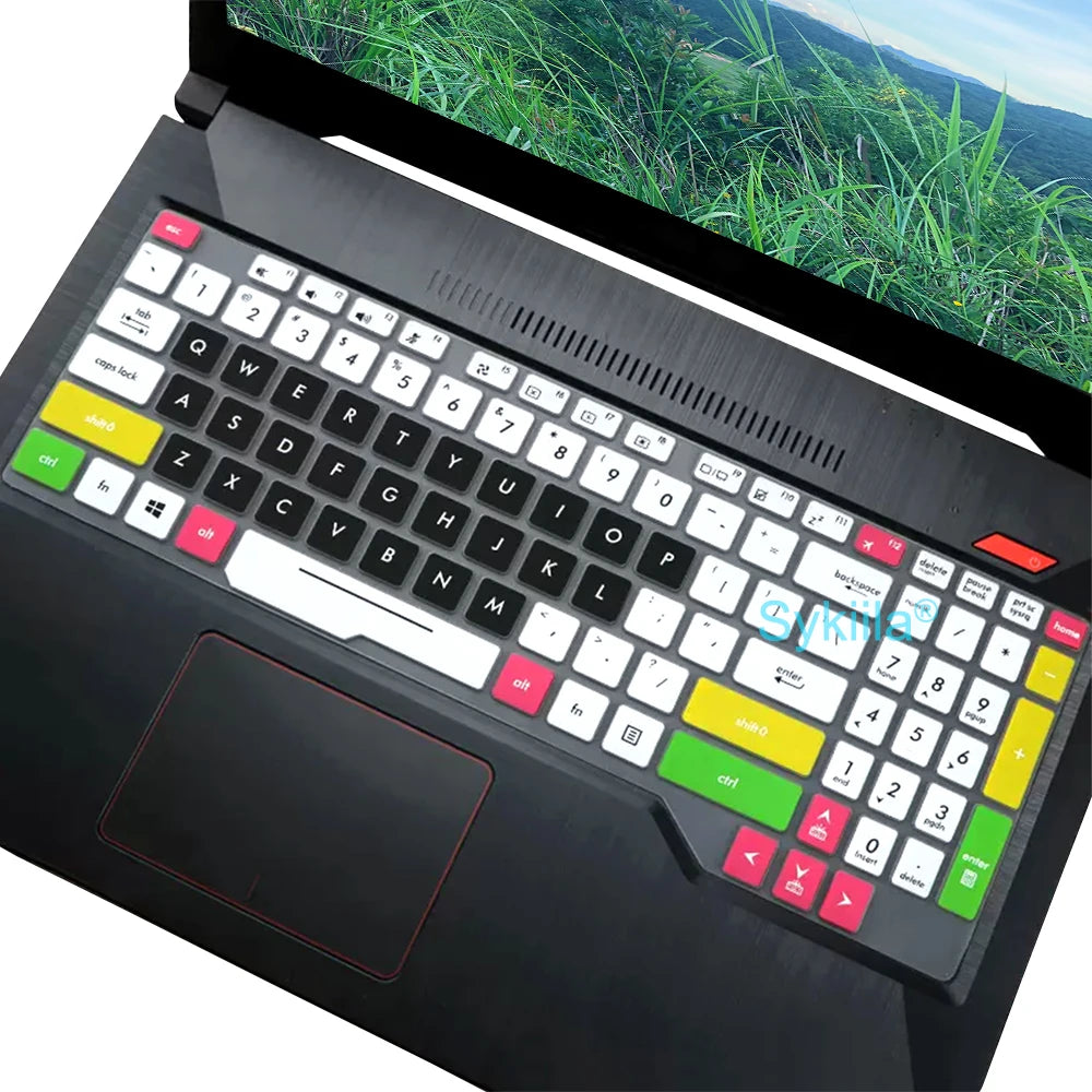 Keyboard Cover for ASUS TUF Gaming A15 A16 A17 Dash F15 F16 F17 FA507 FA607 FX507 FX607 FA707 Silicone Protector Skin Case 15 16