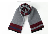 Designer Brand Plaid Men's Cashmere Scarf Winter Warm Scarves Shawls Casual Business Long Wraps Pashmina Christmas Gift for Man