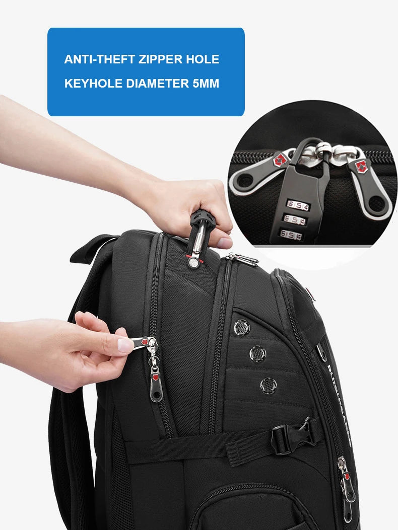 2025 Waterproof 17/20 Inch Laptop Backpack Men Airplane Travel Backpack Women Oxford Rucksack Male School Bag modern Mochila