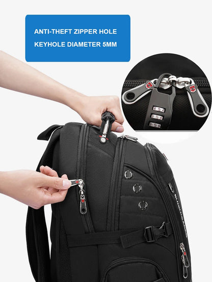 2025 Waterproof 17/20 Inch Laptop Backpack Men Airplane Travel Backpack Women Oxford Rucksack Male School Bag modern Mochila