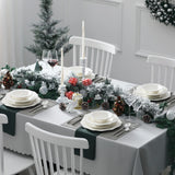 MALACASA LOTUS 16/32-Piece Nordic European White Porcelain Tableware Set with Bowl, Dinner, Dessert & Soup Plate Set for 4/8