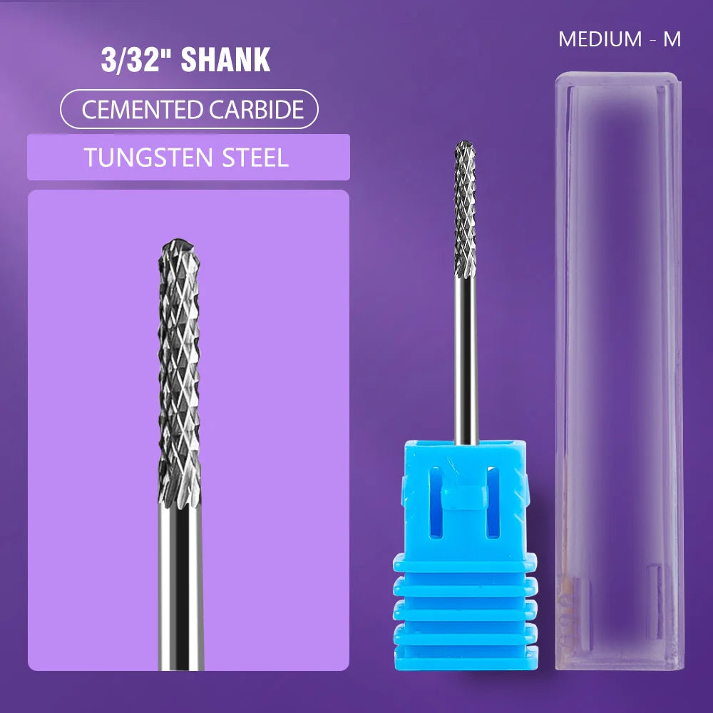 1pc Nail Drill Bit Rotate Burr Milling Nail Cutter Bits Electric Drill Machine For Manicure Pedicure Tools
