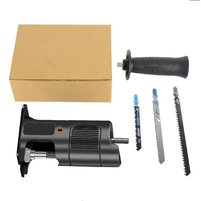Portable Reciprocating Saw Adapter Electric Drill Modified Electric JigSaw Curve Saw Power Tool for Wood PVC Steel Pipe Cutting