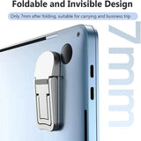 Aluminium Self-Adhesive Laptops Stand Invisible Computer Keyboards Stand Bracket for Desk Foldable Notebook Feet for MacBook Pro