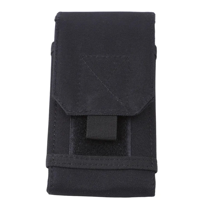 Bolsa de camuflaje para exteriores, soporte para teléfono, funda deportiva para cinturón, impermeable, de nailon, EDC, para caza deportiva, bolsas de camuflaje en mochila