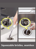Pipe Dredging Brush Long Clean Kitchen Bathroom Hair Sewer Sink Cleaning Drain Pipe Flexible Cleaner Clog Plug Hole Remover Tool