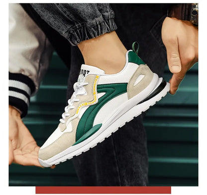 Oulylan Lightweight Running Shoes For Men 2024 Designer Mesh Casual Sneakers Lace-Up Male Outdoor Sports Tennis Shoe
