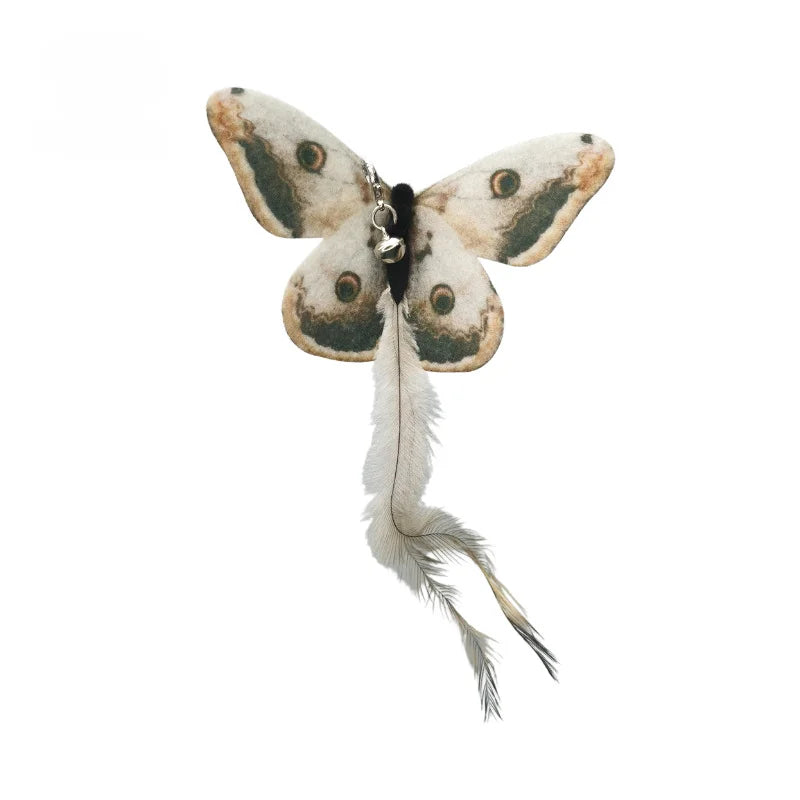Varita de pájaro/pluma para gato con campana y potente ventosa, manos libres, juguetes interactivos para gatos, ejercicio de caza de gatitos, productos para mascotas