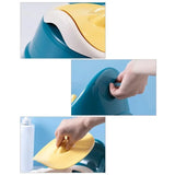 Toddler Potty Baby Toilet Trainer, Portable Training Toilet for Travel, Stable and Safe Oval Bottom Design, Non-Slip Potty