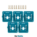 Machine Holder Battery Storage Rack for Dewalt/Makita/Milwaukee 14.4V 18V Li-ion Battery Wall Mount Tool Bracket Fixing