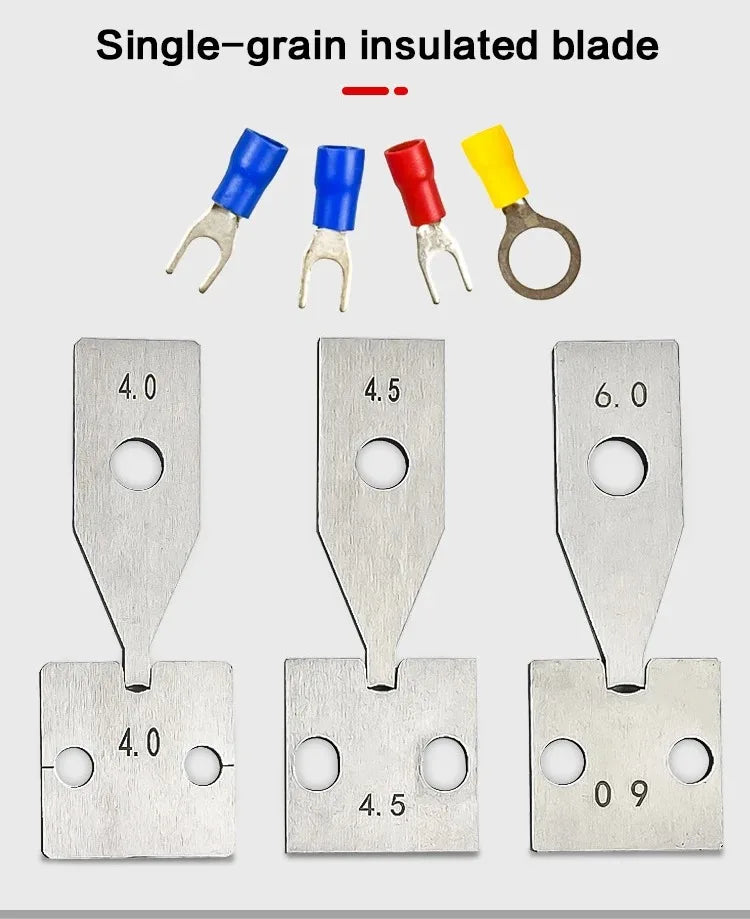4pcs/set Mold Blade Terminals Crimping Machine Accessories Die Set Mold Blade Various Models For Terminal Machine Crimp Tools