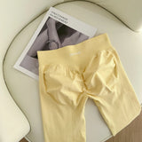 Mallas Dfyne Impact para mujer, sin costuras, para yoga, con efecto push up, para gimnasio, fitness y deportes