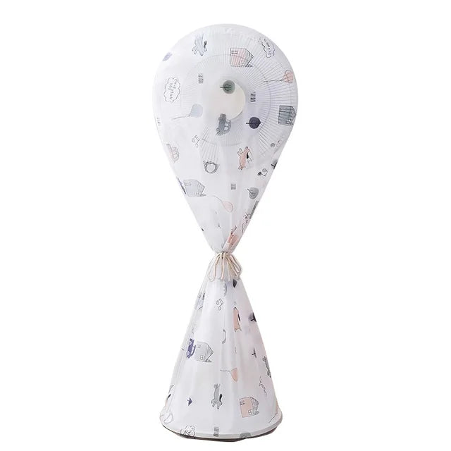 Washable Floor Fan Cover, Waterproof, Dustproof, Standing, Round, Electric, Protective, Household, Universal, Storage 