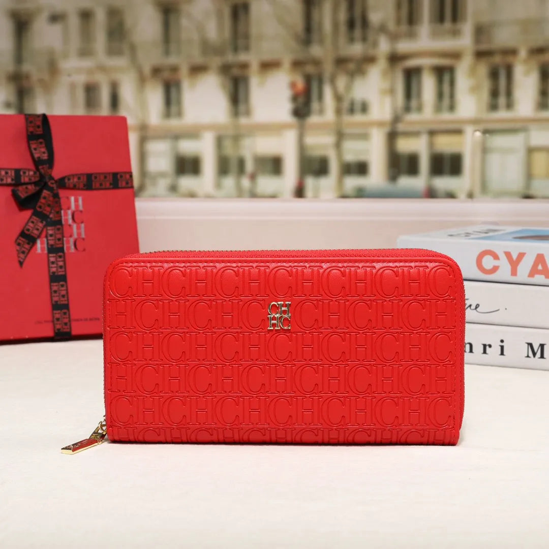 CH Premium Folding Printed Monogrammed Design High Quality Luxury Women's Handbags Square Wallet Classic Vintage Design Fashion