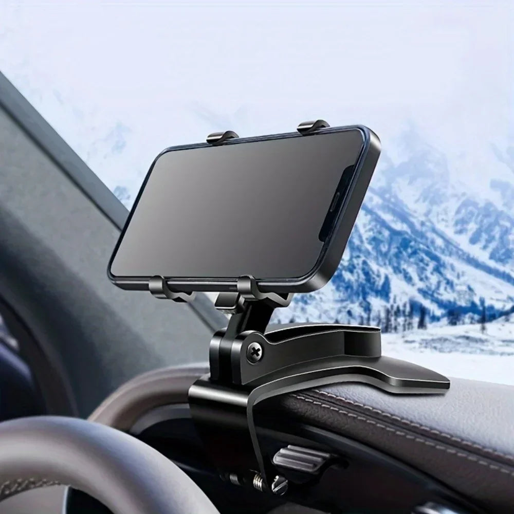 Universal Car Mobile Phone Holder Dashboard Phone Holder Easy Clip Mount Stand Cellphone Stand For GPS Navigation Hanging Holder