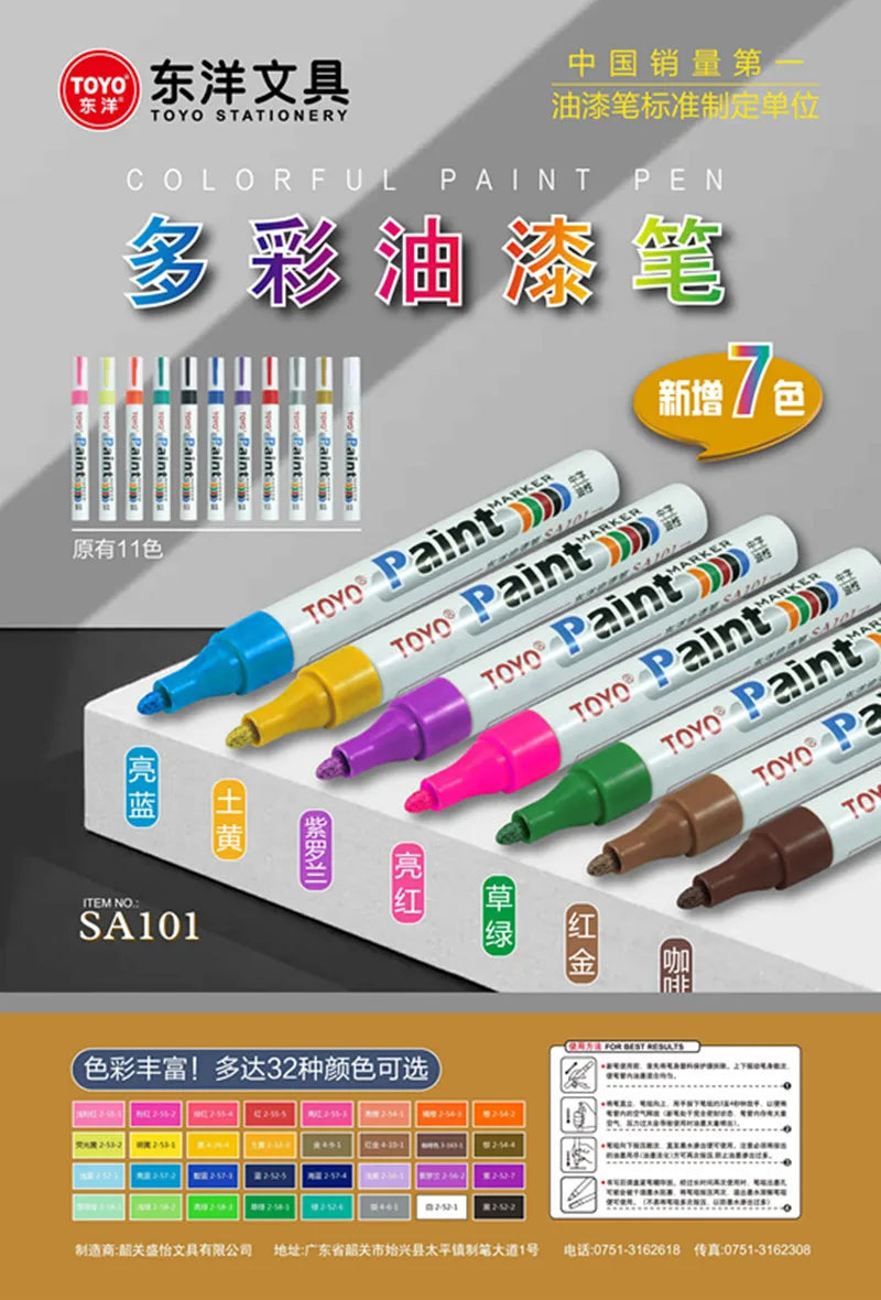 Waterproof Car Tyre Tire Tread Tire Paint Pen Marker DIY Art Drawing Pen Tool For BMW E46 E49 F30 F80 E36 E46 E93 E92 F34 F31 Z4