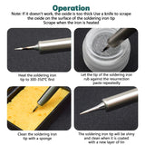 Cleaning Paste Soldering Iron Tip Non-stick Tin Solder Cream Resurrection Paste for Oxide Solder Iron Head Refresh Tip Tinner